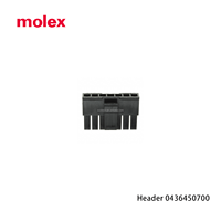 Connecteurs MOLEX 0436450700, Interconnexions, Connecteurs Rectangulaires, Boîtiers de Connecteurs Rectangulaires Série Micro-Fit 3.0 43645