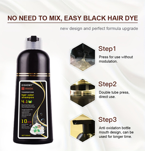 Champú Tinte para el Cabello con Extracto de Plantas al por Mayor, Coloración Rápida, Crema de Coloración Capilar Herbal Natural para Uso Doméstico OEM ODM - Product Image 2