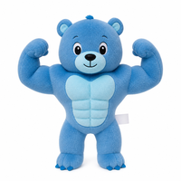 Nouvelle Peluche Muscle Stitch Star Fitness Unisexe 11-30cm Cadeau Saint-Valentin Rembourrée en Coton PP