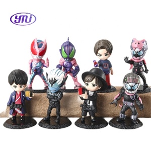Figurine <span class=keywords><strong>Kamen</strong></span> Masked Rider pour enfant, lot de 8 pièces de 10cm, figurine de jouet, attrape-gachapon, boîte à oeufs, figurines d'anime - Product Image 1