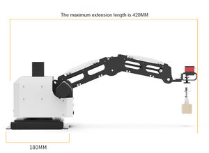 डेस्कटॉप रोबोट आर्म औद्योगिक रोबोट छोटे बेस के साथ अंतरिक्ष उच्च गति औद्योगिक मैनिपुलेटर मिनी रोबोट हाथ - Product Image 5