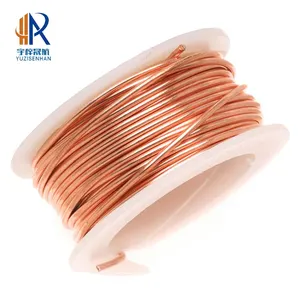 polyester series enameled rectangular copper wire red color price, winding wire copper