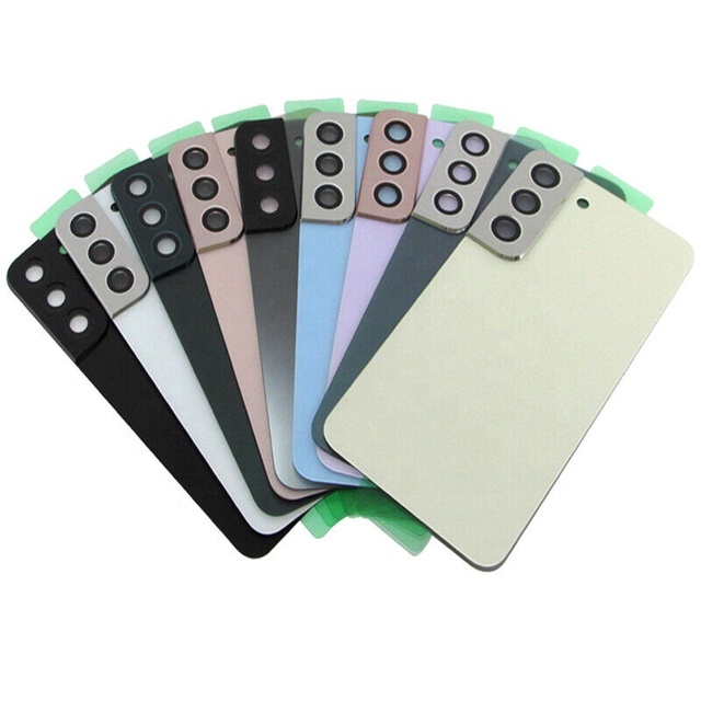 Back Glass Cover With Camera Lens for Samsung Galaxy S7 S8 S9 S10 S20 S21 S22