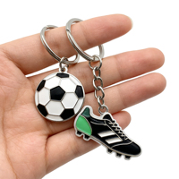 Individueller Cartoon-Stil Metall-Schlüsselanhänger mit Eigenem Logo - Langlebiges Werbegeschenk für Sportveranstaltungen & Fußball-Fans