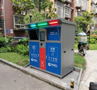 Contenedor Inteligente para Clasificación de Basura con Apertura por Sensor, Listo para Proyectos, para Programas Gubernamentales de Residuos