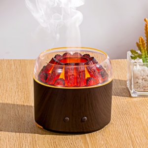Humidificateur d'huiles essentielles à ultrasons, motif bois, 2 modes, 160 ml, diffuseur d'aromathérapie, coffret cadeau pour la maison, vente en gros pour hôtels, Hydrog - Product Image 1
