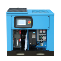 Compresseur d'air électrique à vis avec réservoir d'air Compresseur d'air industriel à fréquence variable à un étage