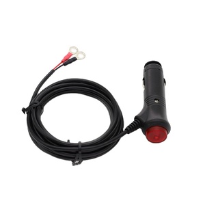 Xe sạc ô tô Thuốc lá nhẹ hơn adapter cắm dây với On/Off chuyển đổi để DC5.5 * 2.1 mét cáp 12V 15A 2 dây giày thiết bị đầu cuối - Product Image 1