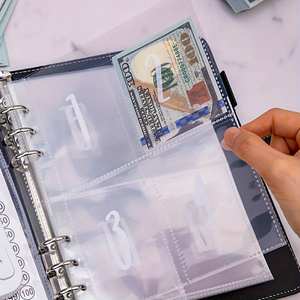 Pages de rechange pour classeur à feuilles mobiles A5, 25 feuilles, 100 grilles, numéros de série 1-100, 6 anneaux, matériau plastique durable - Product Image 1