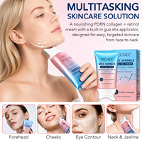 Crème Gua Sha pour le cou YECUCE 120 ml, légère, anti-rides, avec PDRN, collagène, rétinol, raffermissante, liftante, hydratante, crème de massage pour le cou