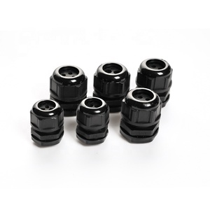 JAR IP68 entrada de <span class=keywords><strong>cable</strong></span> de plástico impermeable V2 resistente al fuego PG nylon multi-agujero pg7 pa prensaestopas de nylon - Product Image 2