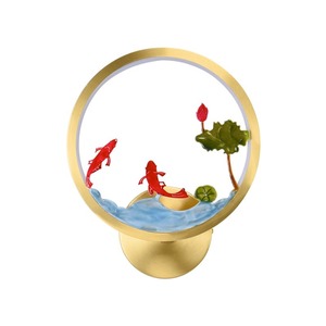 Lámpara de Pared de Estilo Chino Moderno para Dormitorio, Lámpara de Noche Decorativa de Esmalte de Alta Gama, Nueva Obra de Arte para Dormitorio Principal - Product Image 3