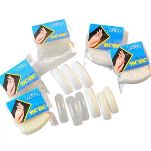 Precio al por mayor 24-Tarjeta colgante G Nail Color transparente natural African Long Armor Press on <span class=keywords><strong>Tips</strong></span> OEM ODM Half Stick Nail Art - Product Image 3