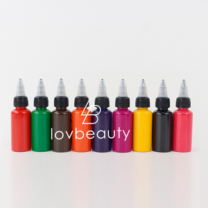 Kit d'encre pour tatouage de 30 ml, 25 couleurs, encre à base de plantes, à base d'eau, encre permanente pour l'art corporel - Product Image 2