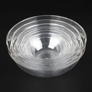 Bol à salade en <span class=keywords><strong>plastique</strong></span> acrylique transparent, de bonne qualité, rond en <span class=keywords><strong>plastique</strong></span> acrylique pour la cuisine, bol de crème glacée décoratif transparent 1 pièce - Product Image 4