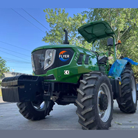 Traktor Merek Cina Harga Terbaik 4WD Traktor Berjalan Besar 130HP Motor Produktivitas Tinggi Penggerak Gigi Traktor Pertanian untuk Pertanian