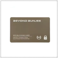 Mini-étiquette en plastique PVC étanche antivol, puce RFID NFC sans contact 13,56 MHz, bloqueur de carte de crédit pour paiement et abonnement professionnel