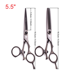 Professional Hair Scissors Rotating Handle Scissors Japanese Steel Professional Barber Shears Ergonomic Design Salon <strong>Stylists</strong> - Product Image 4