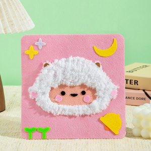 Noël bricolage artisanat Kit de couture jouets éducatifs pour enfants tout-petits âgés de 3 à 6 ans fournitures d'ornement en vrac pour l'école primaire - Product Image 5