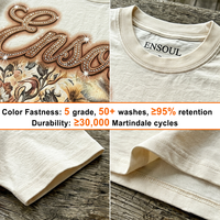 T-shirt personnalisé imprimé numériquement, en coton 100% lourd et lavé, écologique, style vintage américain, à épaules tombantes, manches courtes, pour homme