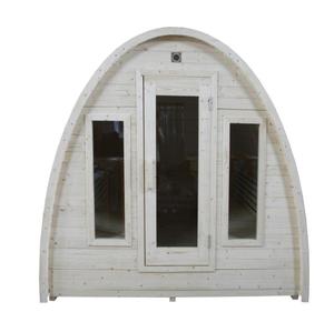 Sauna extérieur à vapeur pour usage domestique avec chauffage électrique/poêle à bois - Product Image 5
