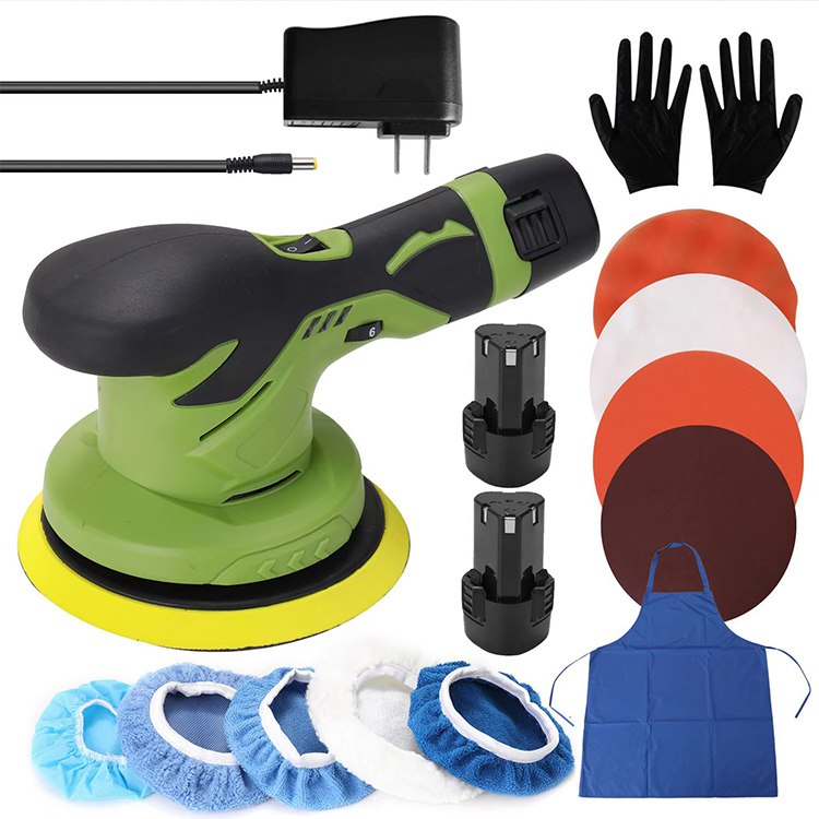 FPGJ-7Brushless портативный Электрический Аккумуляторный шлифовочный инструмент беспроводной Полировки Автомобиля буфера воском колеса полировальная машина