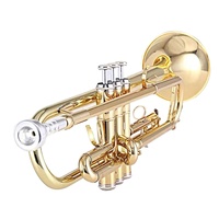 Hot Sale Cost-effective Bb Trumpet Premium Brass Professional Grade Bright Tone Fine Craft Wholesale Customizable
