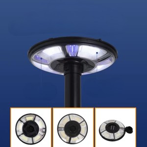 Alta eficiencia impermeable Ip66 inteligente nueva llegada precio al por mayor luz solar jardín Ufo luces solares parque al aire libre decorativo - Product Image 2