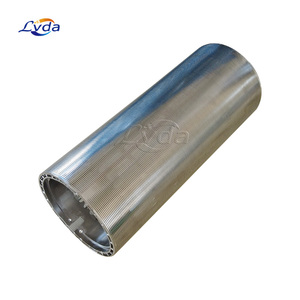 ลวดลิ่มสำหรับการบำบัดน้ำที่เป็นศูนย์กลาง316L แฟร็กทัลทางด้านข้างสแตนเลสสตีล304ท่อสกรีนจอห์นสัน - Product Image 2