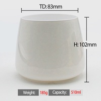 LANGXU Luxus duftende Weihnachts kerzen verjüngen konische Form Gold Interieur galvani siert glänzend schwarz & weiß Glas Glas Großhandel