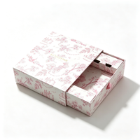 Boîte cadeau rigide à tiroir coulissant de luxe, boîte personnalisée imprimée pour cosmétiques, soins de la peau, parfums, cadeaux de mariage, cadeaux pour demoiselles d'honneur, cadeaux de fête