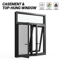 Ventana Abatible de Aluminio con Malla de Acero Inoxidable |   Ventilación de Lluvia de Montaje Superior |   Repelente de Mosquitos |   Dormitorio