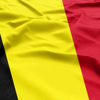 Drapeau de la Belgique 3x5 pieds - Drapeau national belge Runesol avec 2 œillets en laiton, polyester haute résistance (60x90cm)