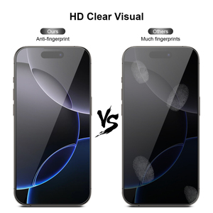 Protector de Pantalla para iPhone 18 <span class=keywords><strong>Pro</strong></span> Max, Dureza 9H, Cristal Templado Transparente HD, Eliminación Automática de Polvo, Sin Burbujas, Compatible con iPhone 18, 17, 16 - Product Image 5