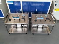 Banc d'essai Suncenter personnalisable OEM pour pompe à piston pneumatique haute pression, booster de gaz à oxygène entraîné par l'air