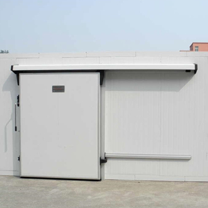 Puerta Industrial Doble Corredera de Acero Inoxidable con Panel Sándwich de Poliuretano Aislado, Manual/Automática, con 15 Años de Vida Útil - Product Image 4