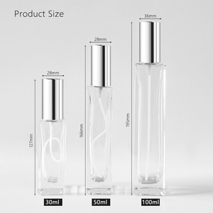 ขวดน้ำหอมแก้วทรงเหลี่ยมขนาด 10 มล. 30 มล. 50 มล. 100 มล. ดีไซน์หรูหรา ยี่ห้อ <span class=keywords><strong>KAIJIN</strong></span> รุ่น KJ-J030 พร้อมหัวฉีดสเปรย์ - Product Image 3