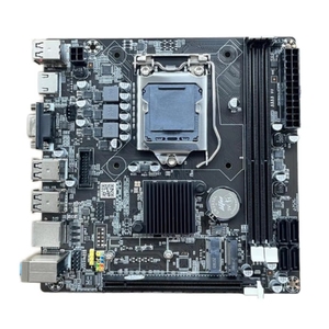 Nouvelle carte mère mini-ordinateur de bureau Intel H61-ITX LGA1155 avec chipset Intel, double DDR3, M.2, carte réseau Gigabit et double mémoire - Product Image 1