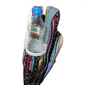 Adjustable Straps Canvas Waterproof <b>Laptop</b> <b>Backpack</b> Eco-Friendly Spacious Compartments Geometric Pattern Custom Logo Durable - Product Image 4