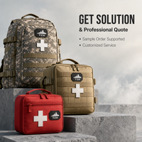 Trousse de premiers secours industrielle complète de 284 pièces, étui rigide en EVA, sac d'urgence étanche, camping en plein air, randonnée, survie