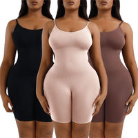 MAQVOB Combinaison moulante de haute qualité personnalisée OEM amincissante sans couture pour le contrôle du ventre Combinaison moulante pour femmes de grande taille