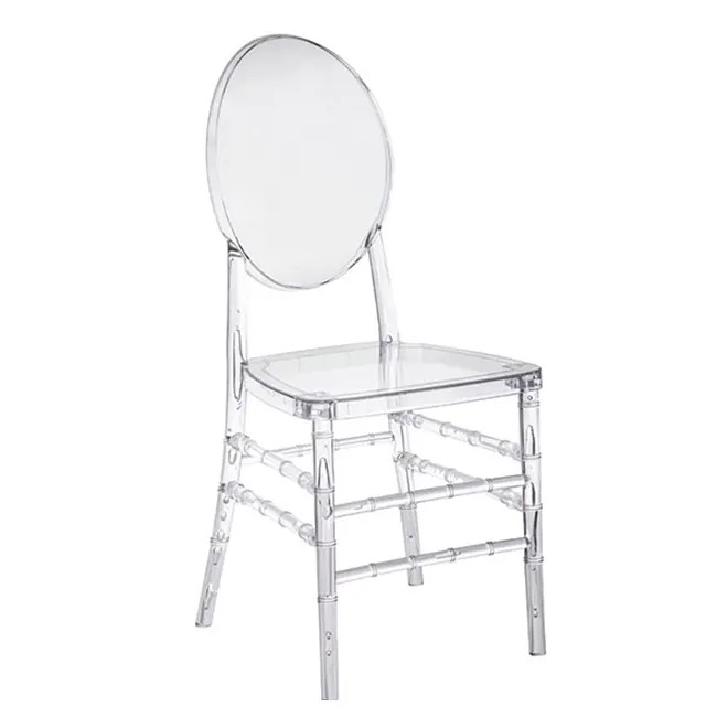 Toptan mobilya satın hayalet sandalye kılıfı şeffaf yemek düğün sandalyeleri çevrimiçi