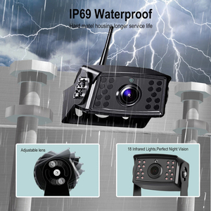 Iposter không dây 10.1 "DVR 4-màn hình màn hình + 1080P Side View Rear View máy ảnh xe tải RV - Product Image 3