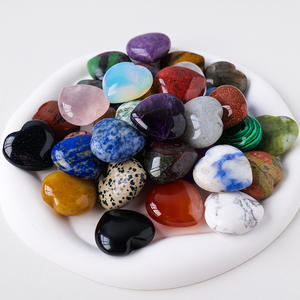 Cristal de Cuarzo Rosa Natural de Alta Calidad en Forma de Corazón, Artesanías de Piedra, Decoración para el Hogar, Regalos, Cristal de Labrador en Forma de Corazón - Product Image 2