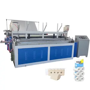 Factory sale small scale toilet roll rewinding machine toilet paper manufacturing cost