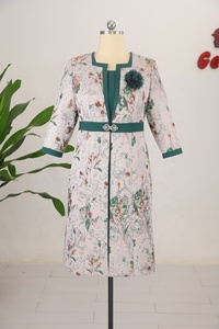 Vestido de Gala Turco de Calidad para Mujer Africana, Tallas Grandes, Conjunto Formal de Dos Piezas, Elegante Traje de Chaqueta Larga Transpirable para Eventos Especiales - Product Image 4
