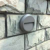 Applique murale LED moderne IP65 en PC pour marches, isolée Classe II, blanc neutre 4100K, pour maison, bureau, extérieur, lampe d'escalier