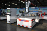 Changeur d'outils CNC 1325, outil automatique à grande vitesse avec tête pivotante à 4 axes, routeur pour bois