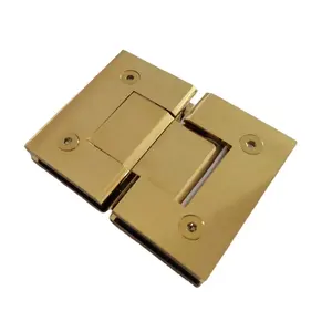 Brass A007 Standard Duty glass door pivot hinge 180 Degree Frameless Shower screen Hinge hardware