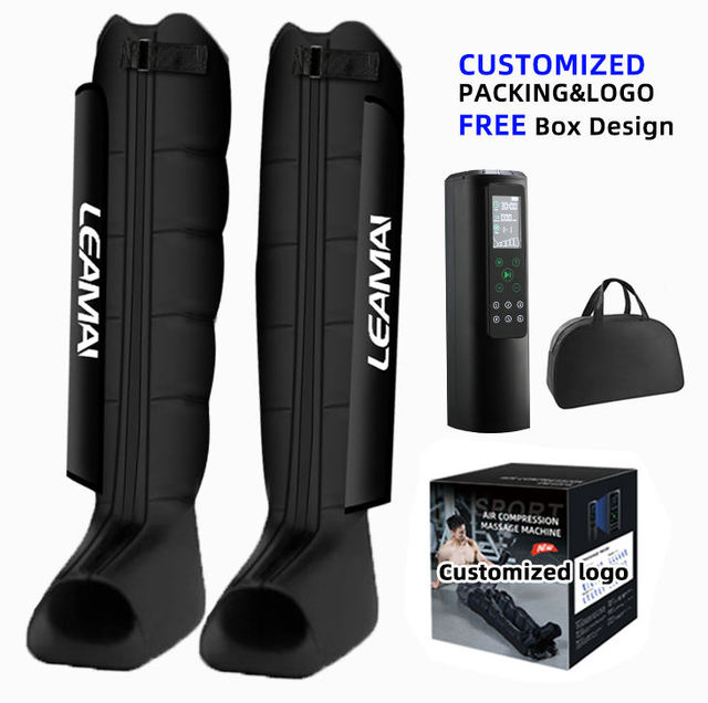 Trending Full Body Lymphatic Drainage Foot Compression Machine Air Pressure Pump Leg Recovery Boots